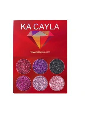 5 Colors Glitter Eyeshadow Makeup Palette